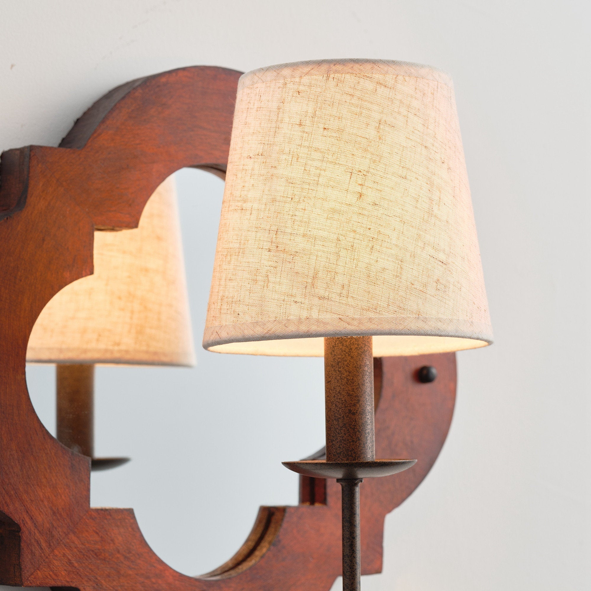 Sytheir Premium Elegance Fabric Wall Lamp - Lamp Copper