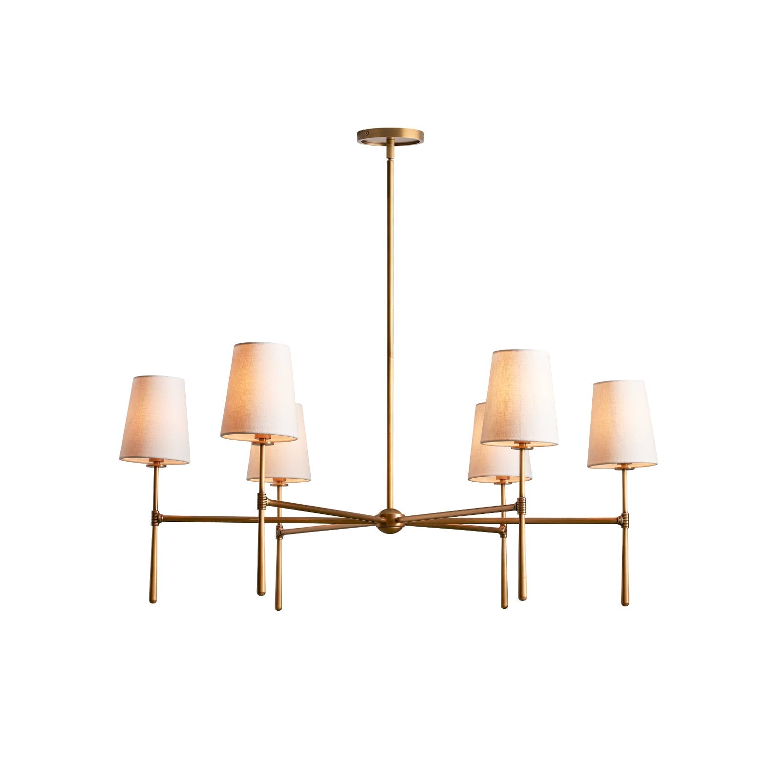 Silva Lampadario a 4/6 Luci Stile Metà Secolo