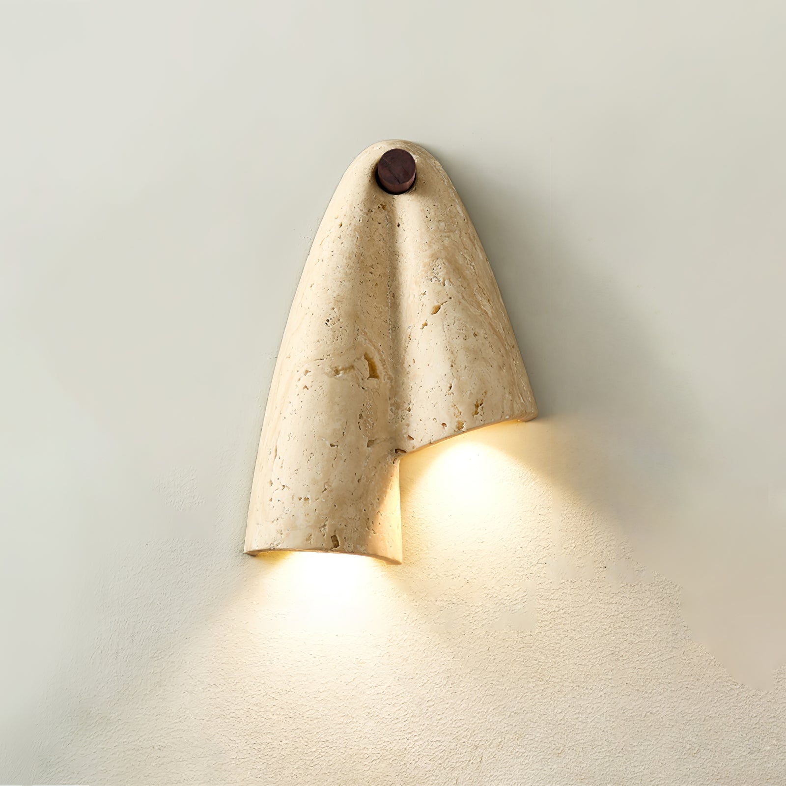 Artistic Travertine Wall Light - Neutralighting