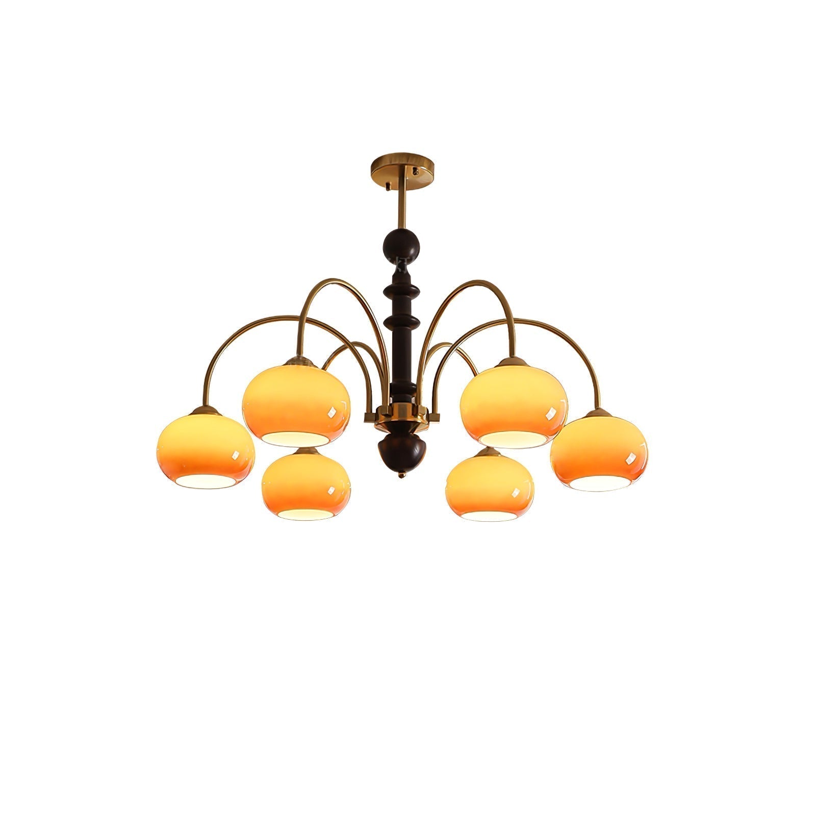 Ripe Persimmon Chandelier - Blowlighting