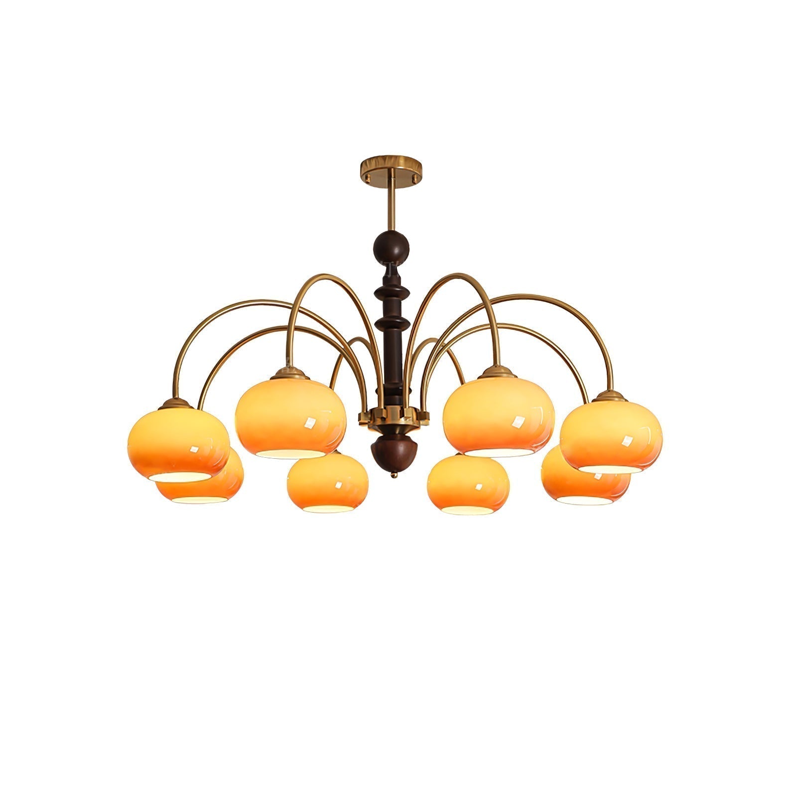 Ripe Persimmon Chandelier - Blowlighting