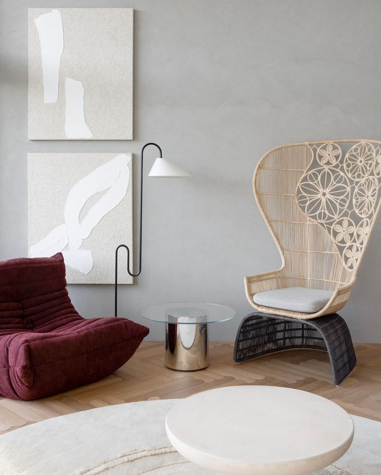 Roattino Floor Lamp - Lamp Copper