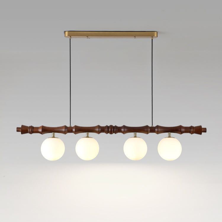 Bivio Wooden Pendant Light - Letslighting