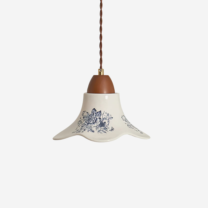 Olivia Lampade a Sospensione in Ceramica a Forma di Fiore