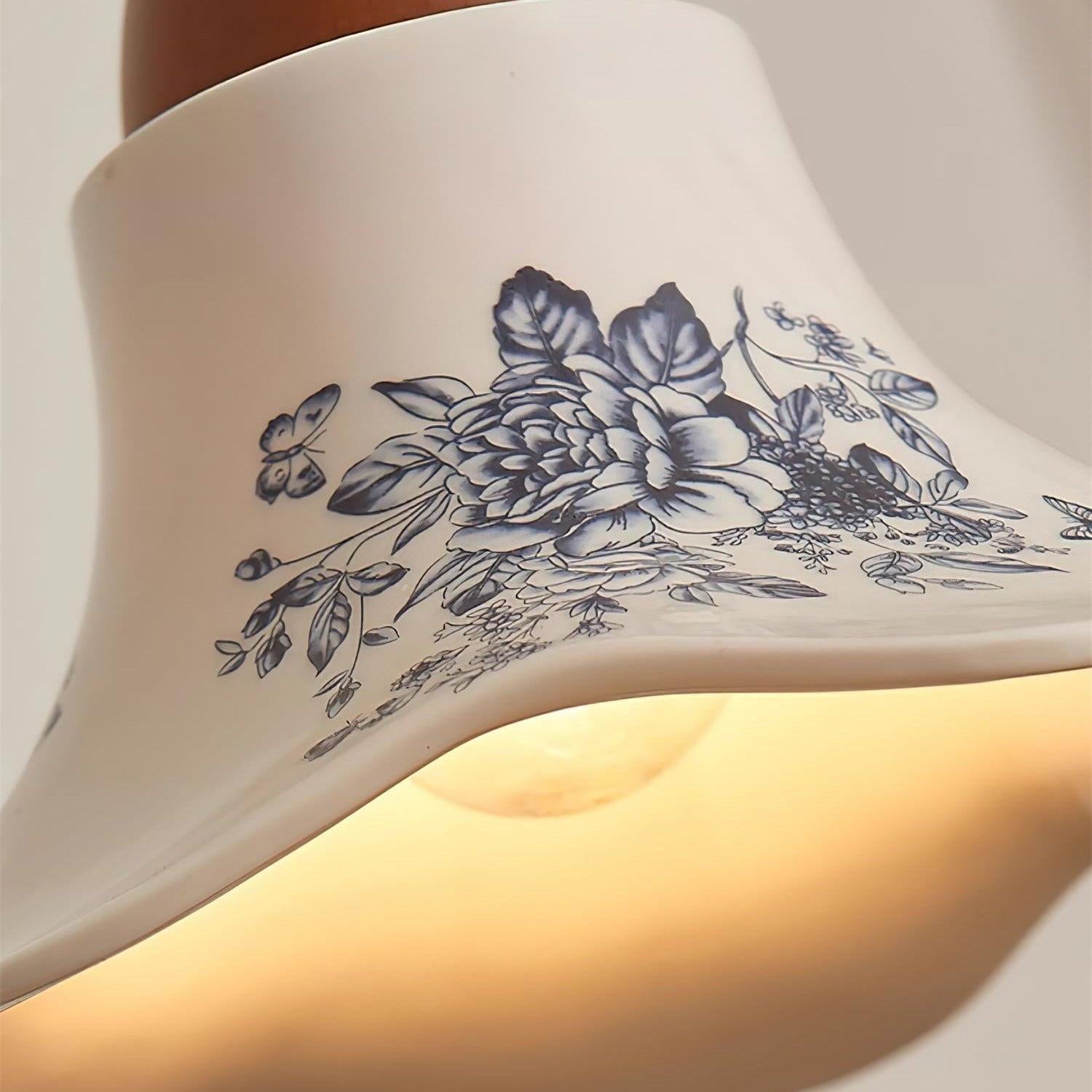 Olivia Lampade a Sospensione in Ceramica a Forma di Fiore