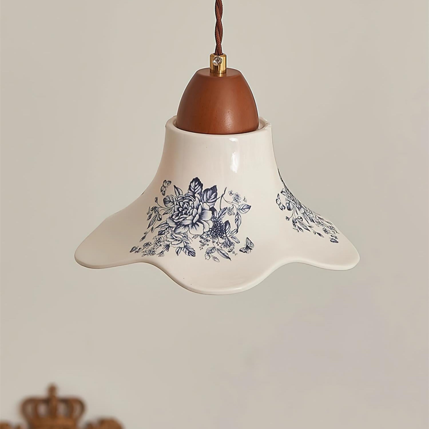 Olivia Lampade a Sospensione in Ceramica a Forma di Fiore