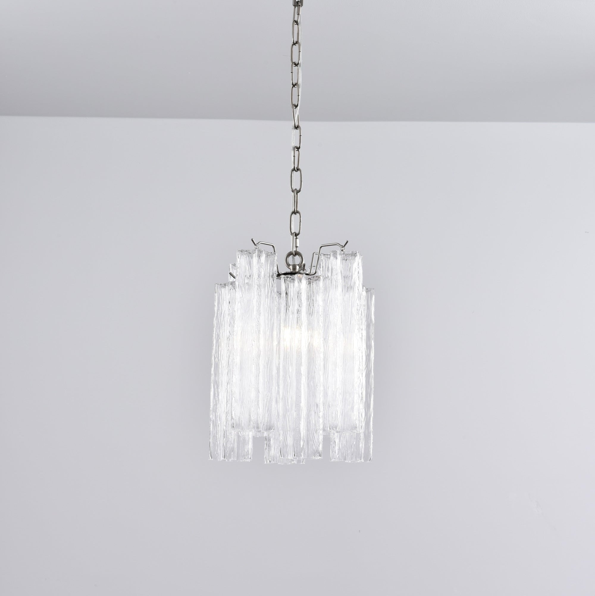 Aurora Chandelier Pink Gradient Murano Glass - Neutralighting
