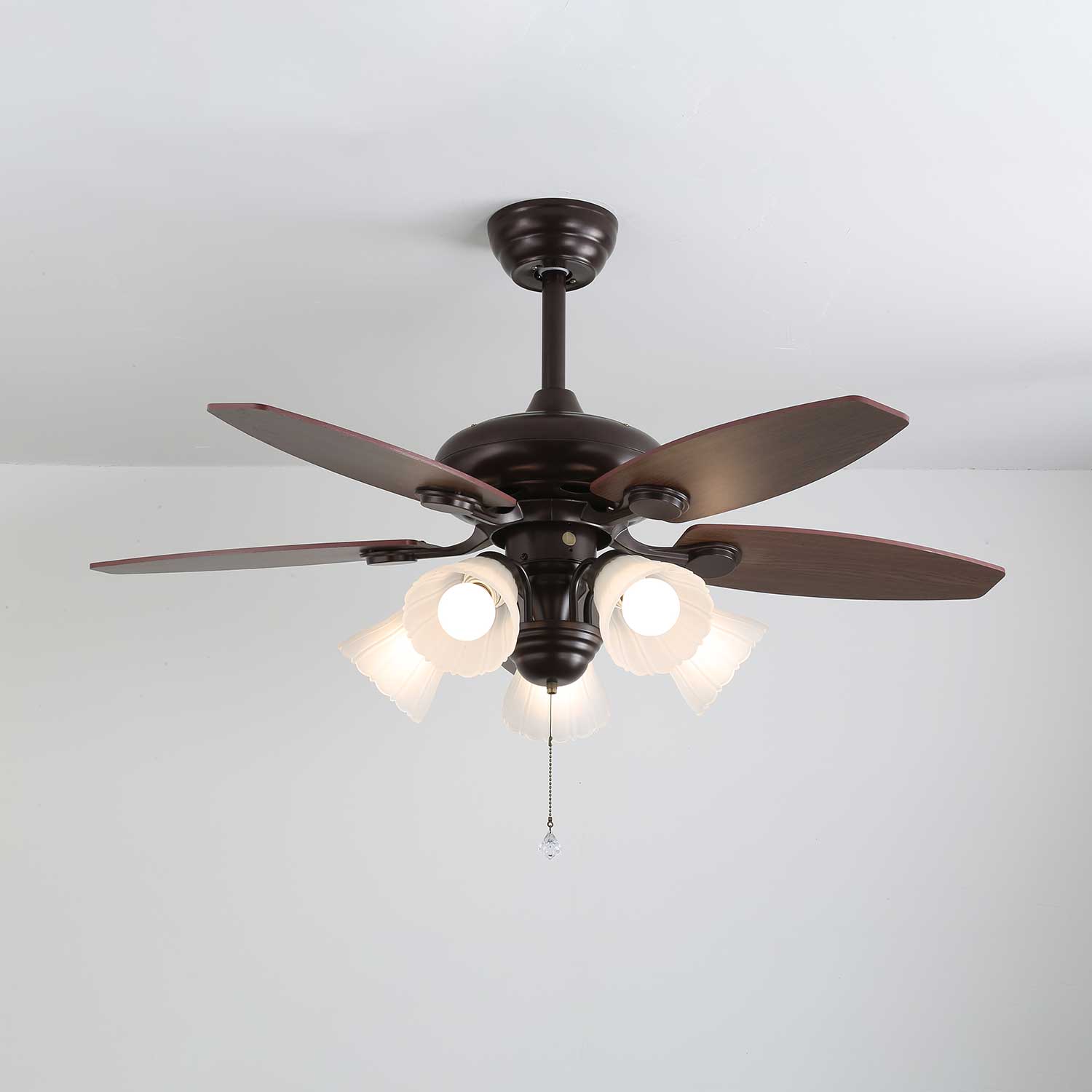 Ventilatore da Soffitto con Luce Florence con ventola in movimento