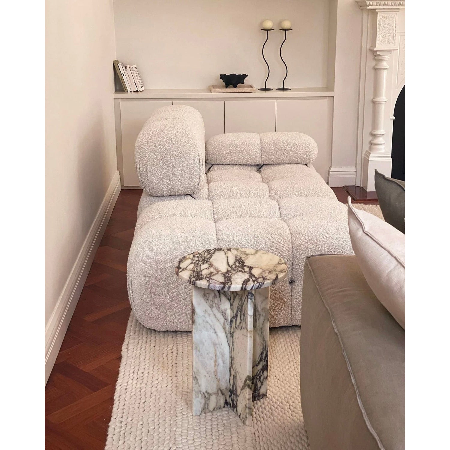 Acariel Modern Minimalist Marble Side Table Accessories - Lamp Copper