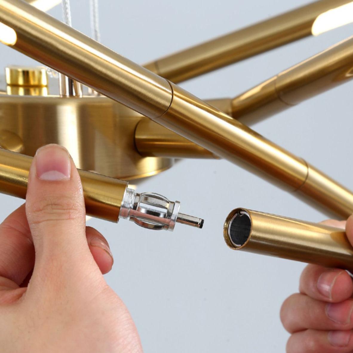 Rotatable LED Chandelier - Blowlighting