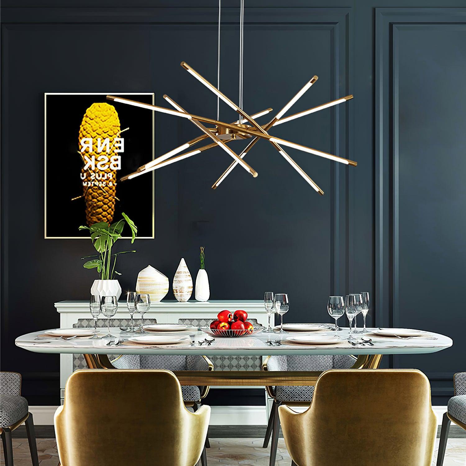 Rotatable LED Chandelier - Blowlighting