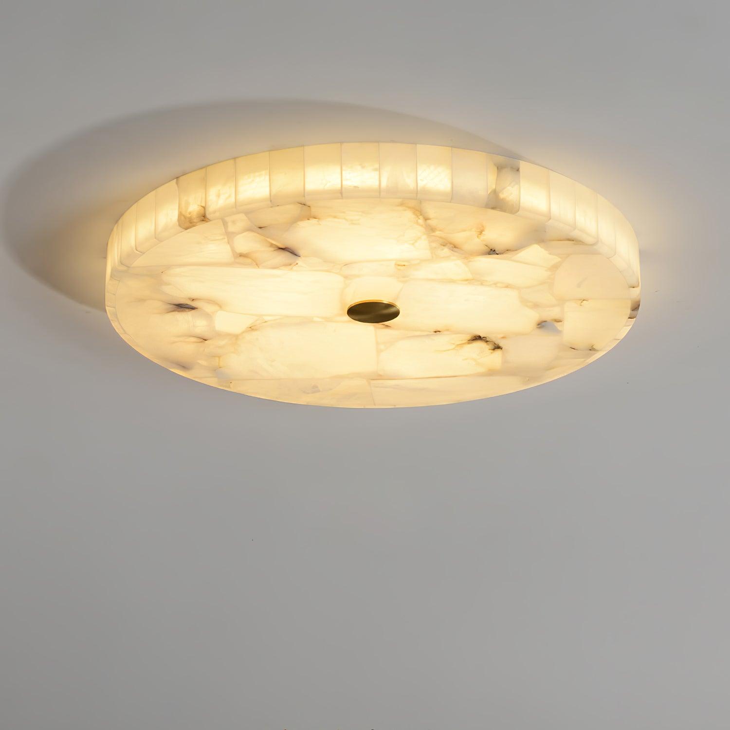 Kristy Lampada da Soffitto Rotonda in Alabastro