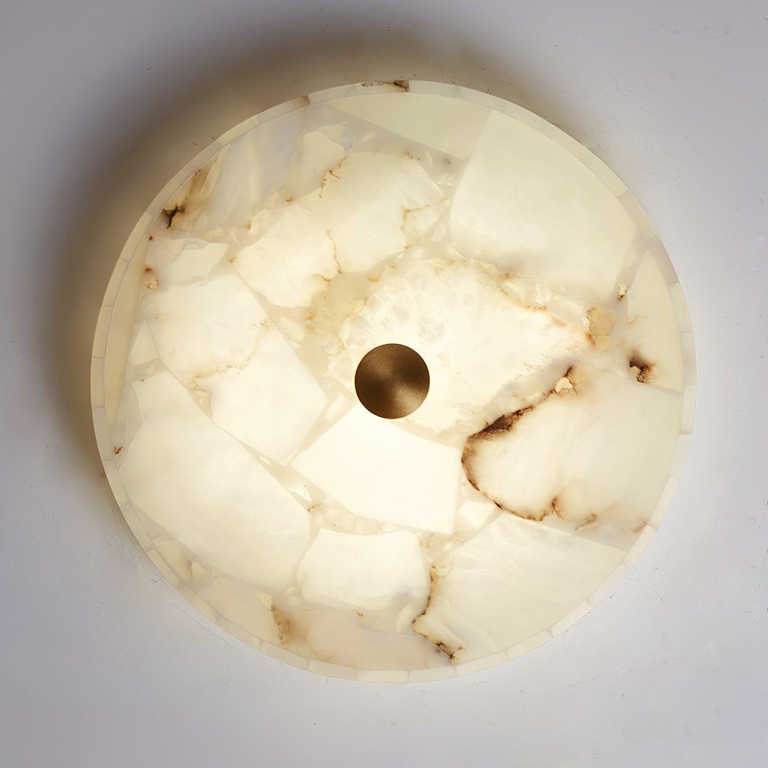 Kristy Lampada da Soffitto Rotonda in Alabastro