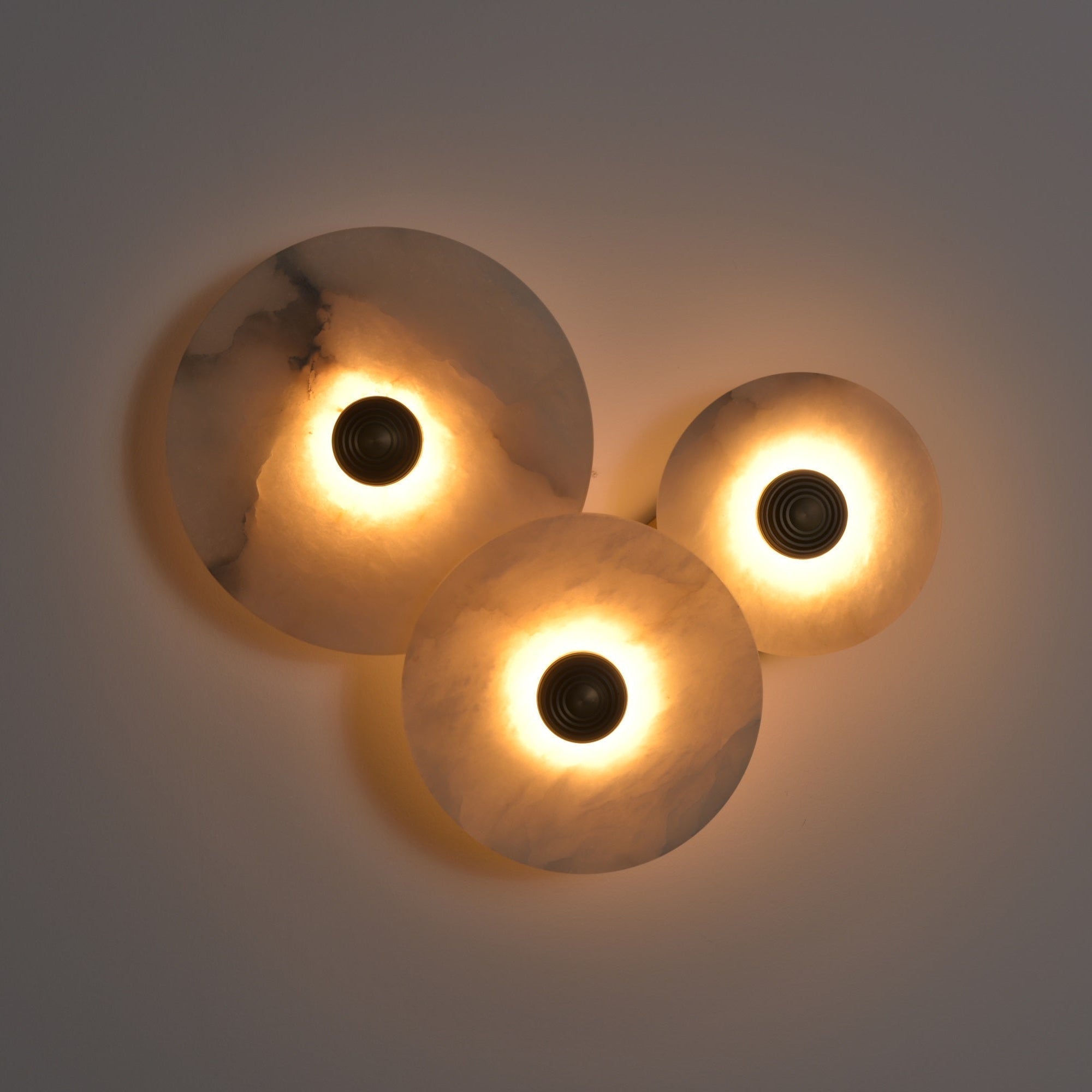 Selene Minimalist Alabaster Ceiling Light - Blowlighting