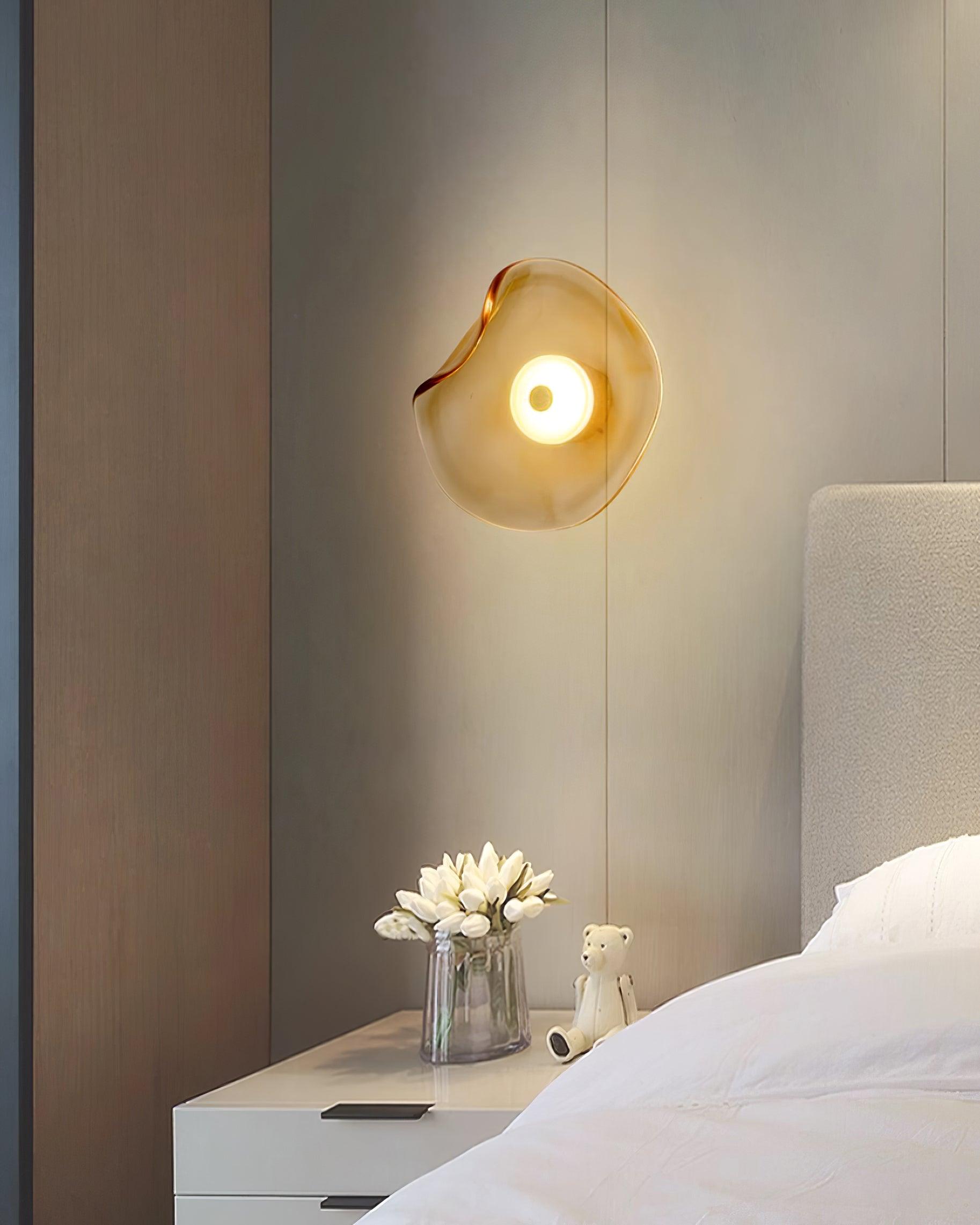 Lunara Amber Glass Ceiling Light - Letslighting