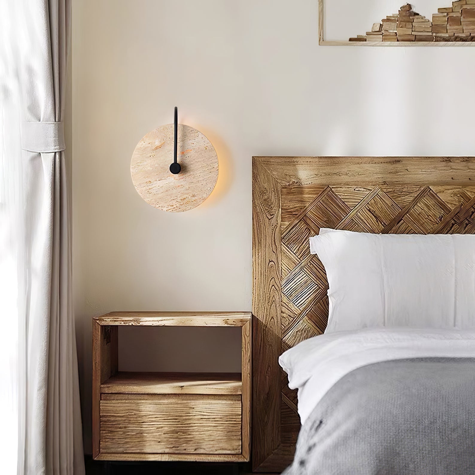 Kara Travertine Wall Light - Neutralighting