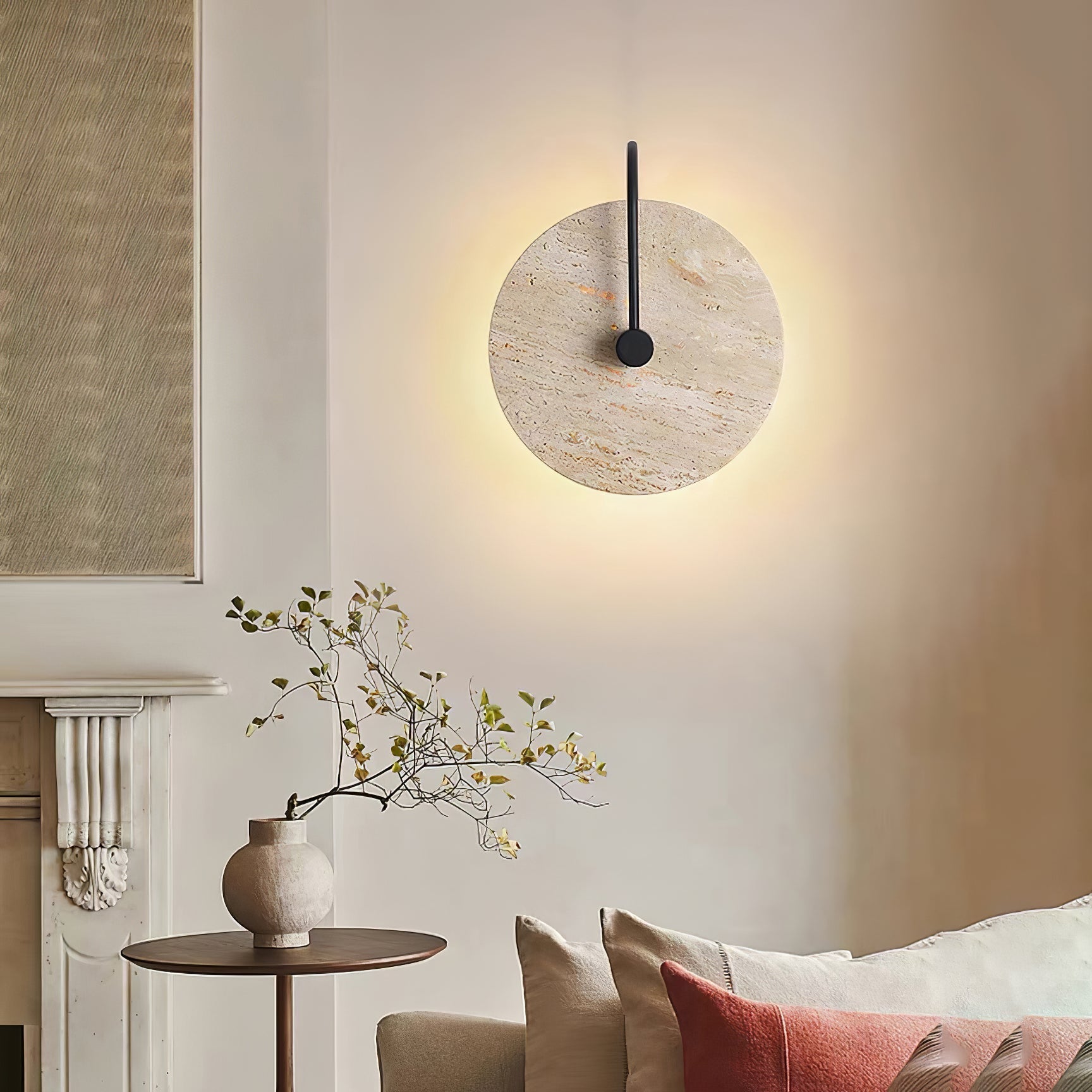 Kara Travertine Wall Light - Neutralighting