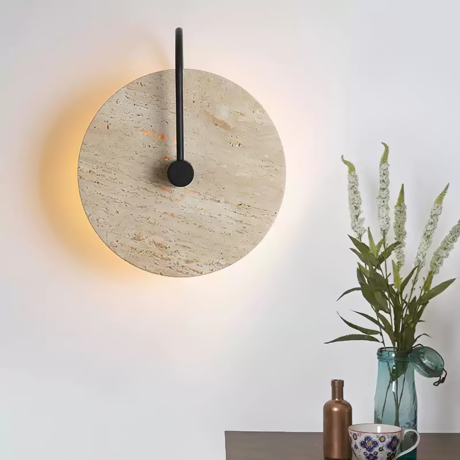 Kara Travertine Wall Light - Neutralighting