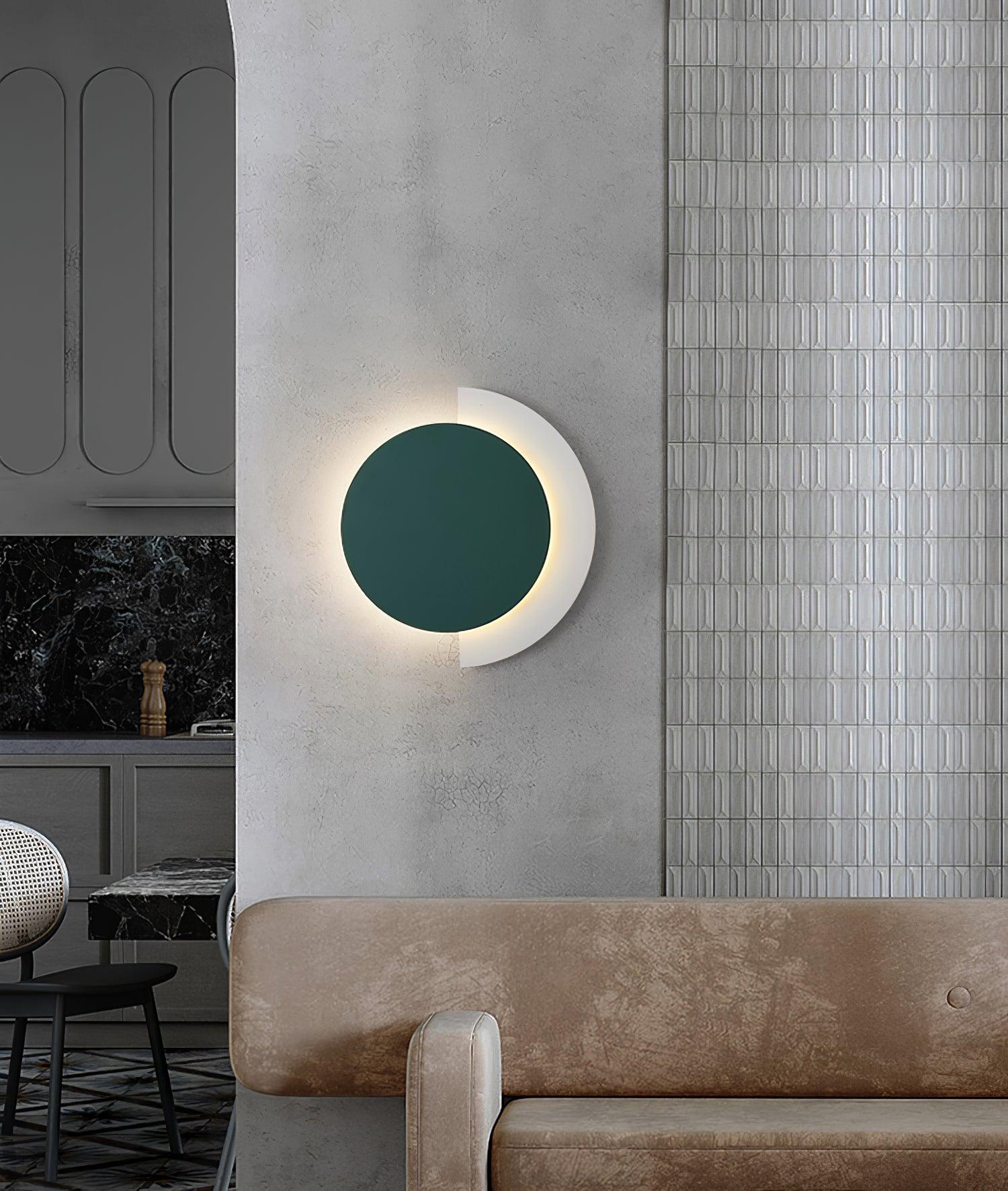 Rounded Abstract Art Sconce - Blowlighting