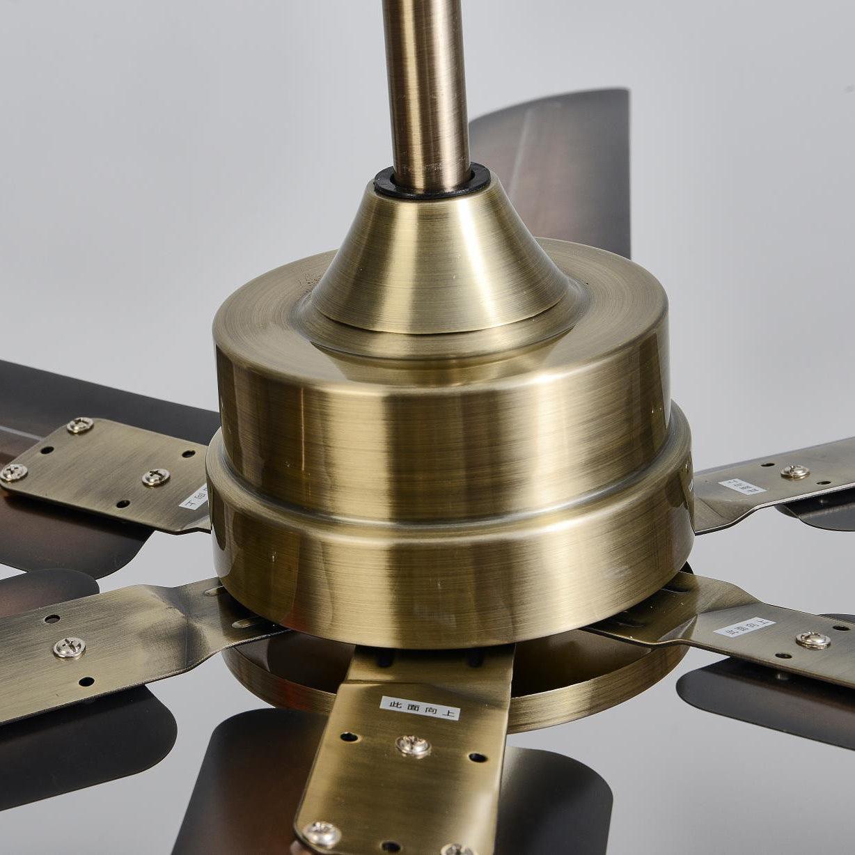 Ventilatore da Soffitto Premium Vosolara, dettaglio del montaggio a soffitto