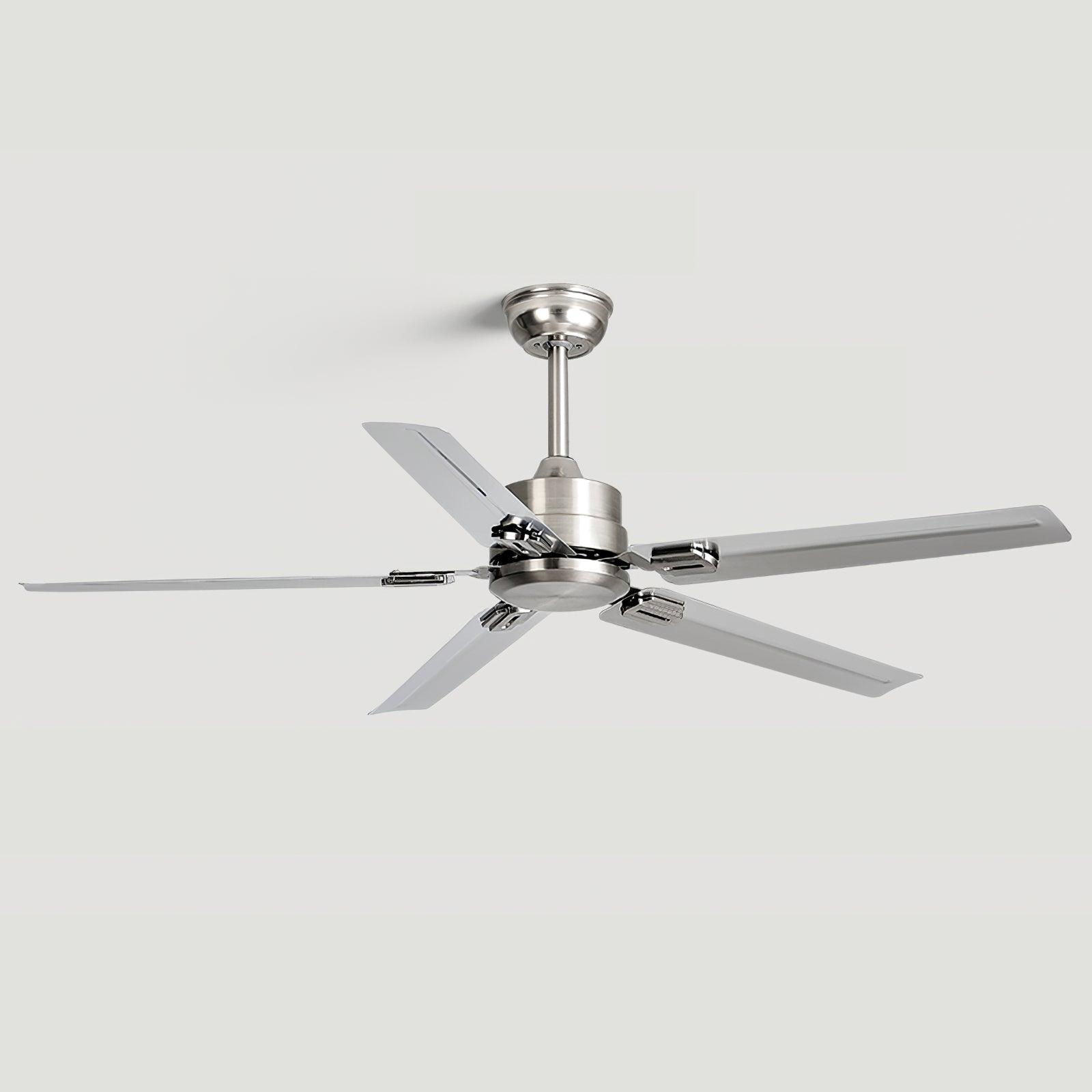 Ventilatore da Soffitto Vosolara nero, vista angolata