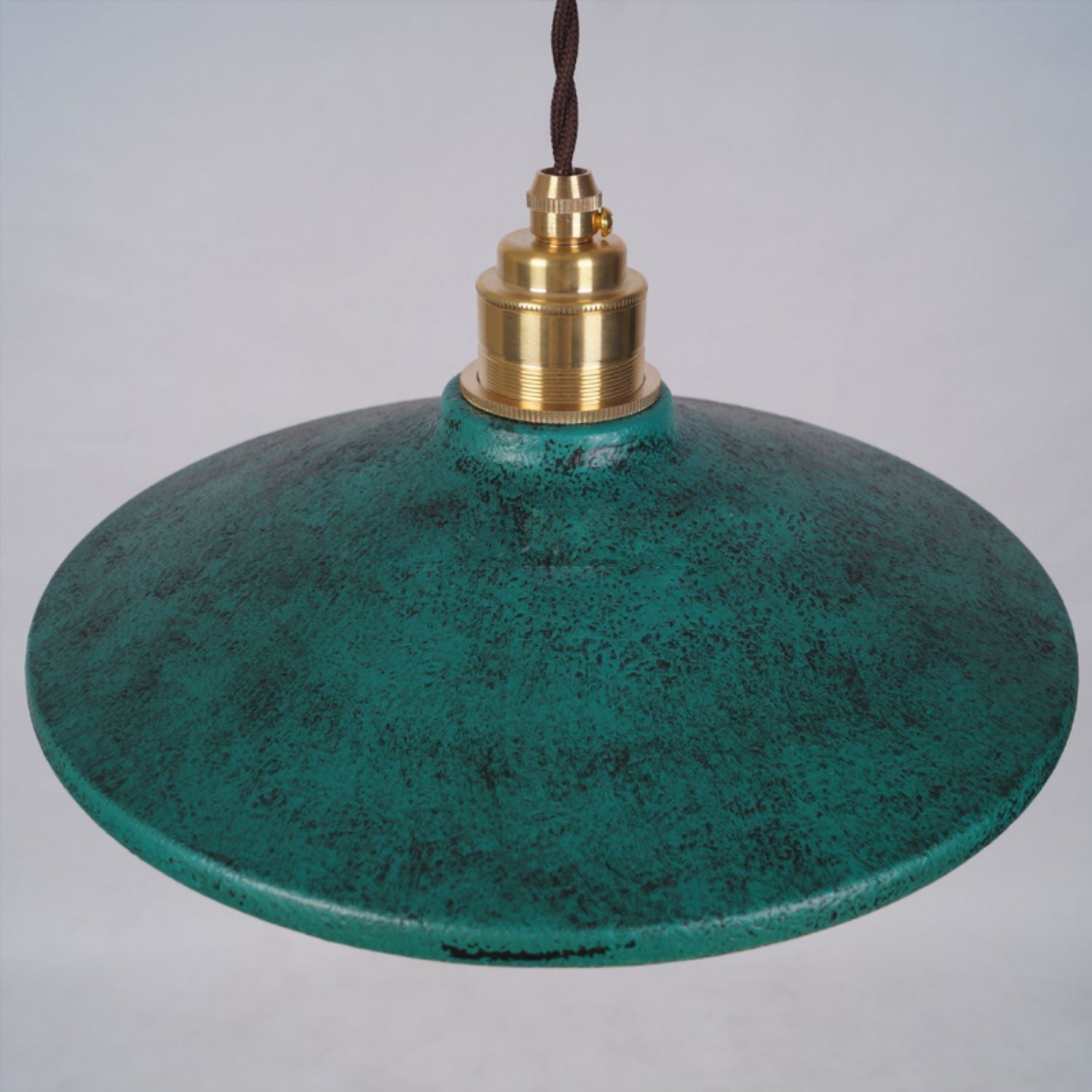 Vevyniel Rustic Saucer Shade Metal Pendant Light - Lamp Copper