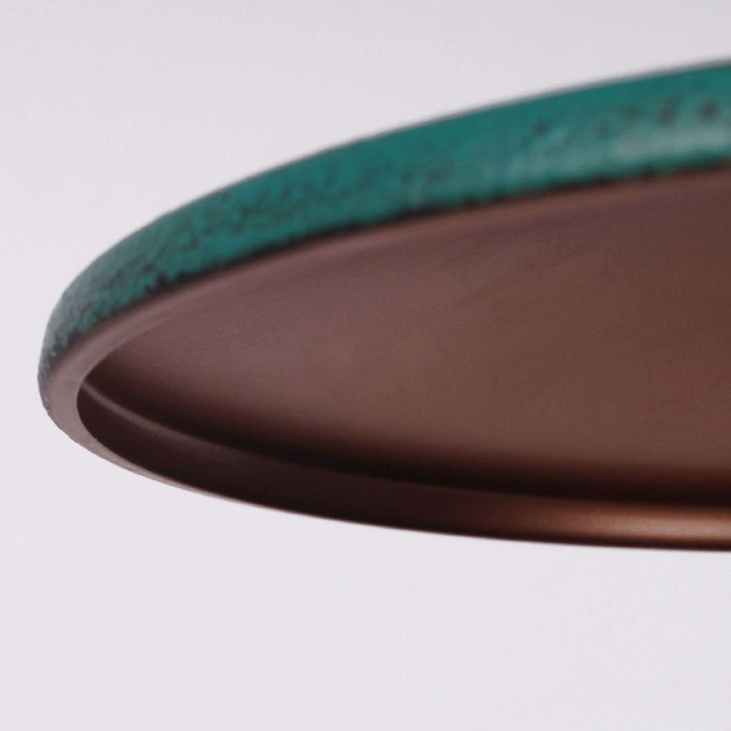 Vevyniel Rustic Saucer Shade Metal Pendant Light - Lamp Copper