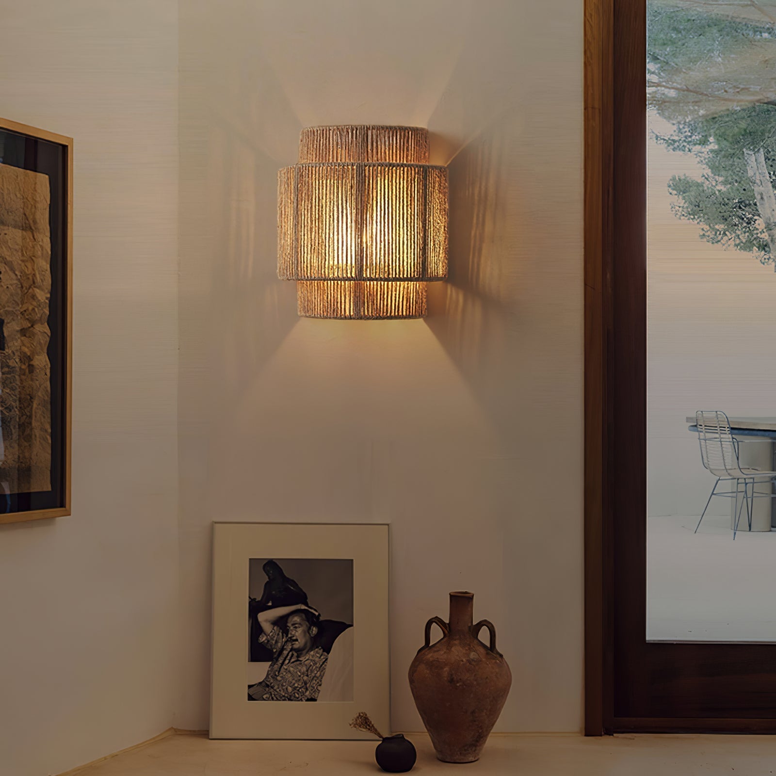 Rustic Weave Wall Lamp - Blowlighting