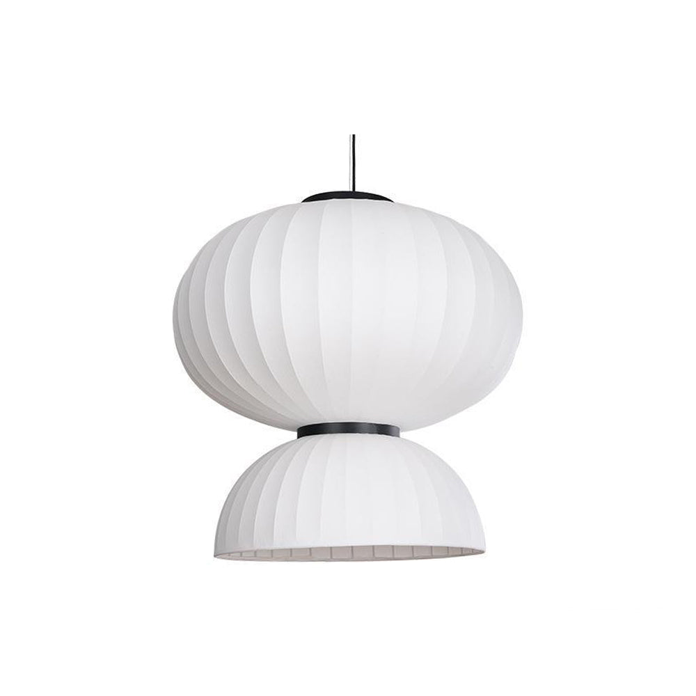 Ritta Design LED Lampade a Sospensione Bianco Metallo/ Artificiale Seta Isola Cucina