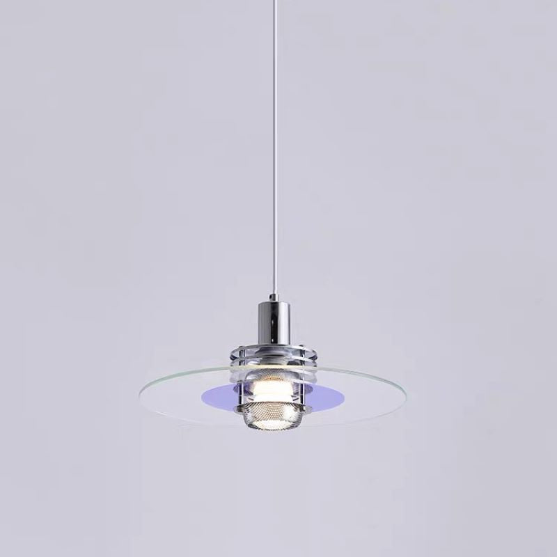 Valentina Moderno Metallo/Vetro/Acrilico Sospensione Bianco/Blu/Arancio/Argento Soggiorno