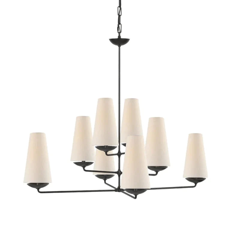 Alessio Design Lampadari LED Bianco Nero Metall Camera da Letto Cucina