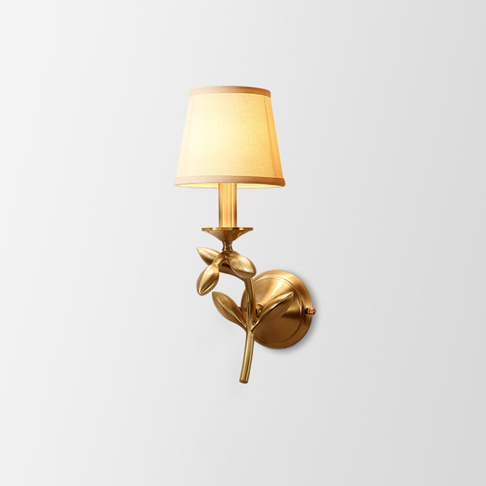 Alessio Rustica Vintage in Metallo Tessuto Applique a LED