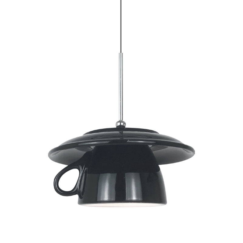 Valentina Moderno Colorato Tazza Ceramica Lampade a Sospensione Soggiorno