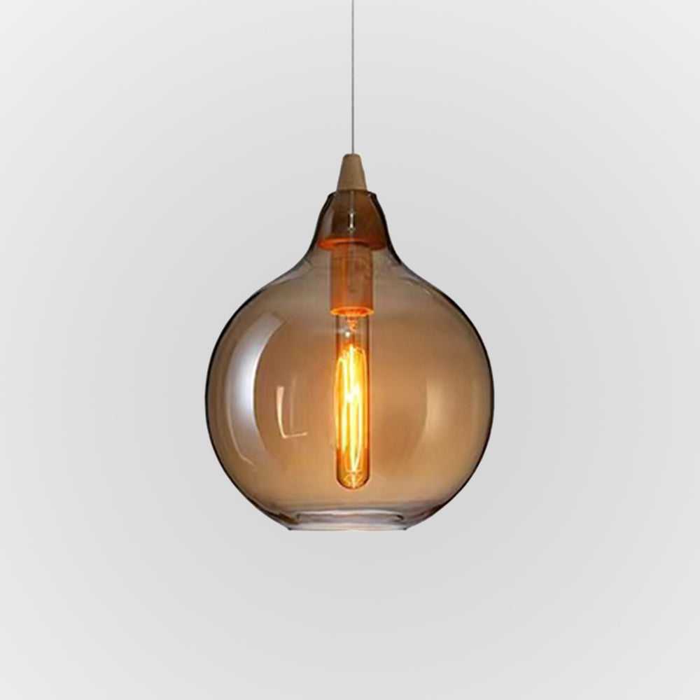Valentina Moderno LED Arte Ambra Lampade a Sospensione Vetro/ Metallo Soggiorno