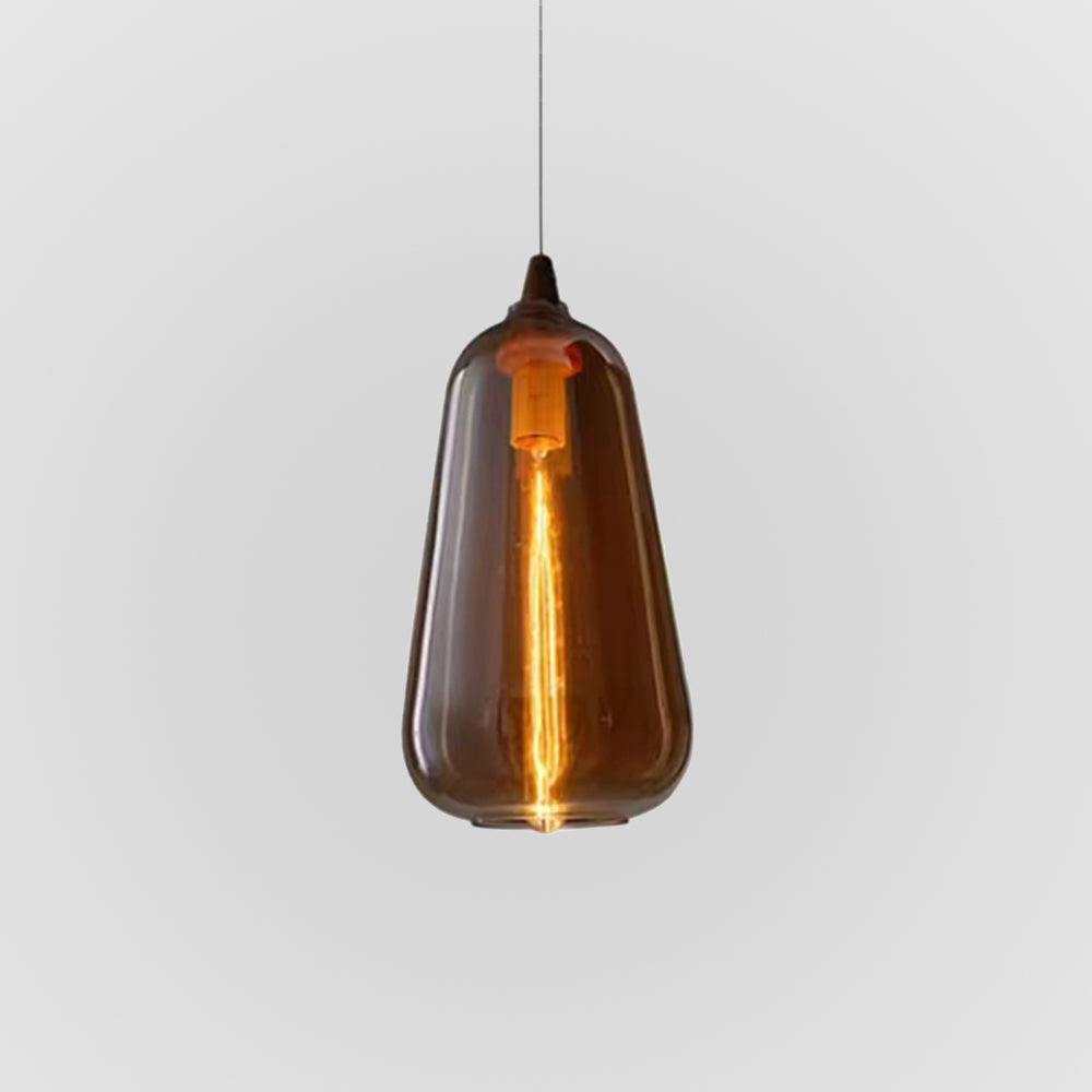 Valentina Moderno LED Arte Ambra Lampade a Sospensione Vetro/ Metallo Soggiorno