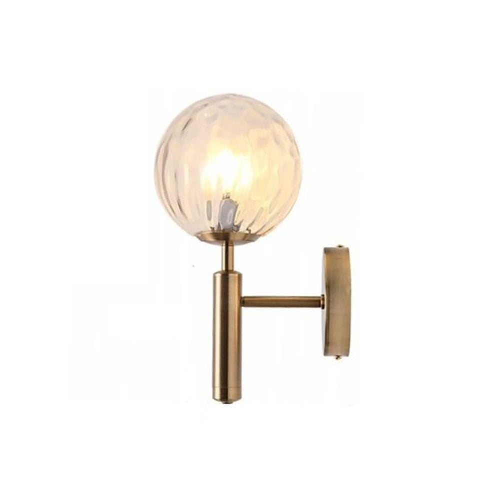 Valentina Moderno Metallo Vetro Globo Applique Bagno