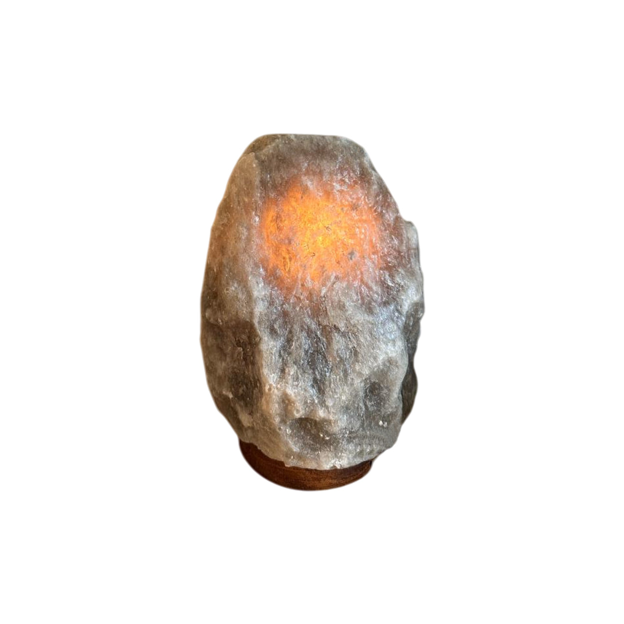 Salt Stone Table Lamp - Lamp Copper