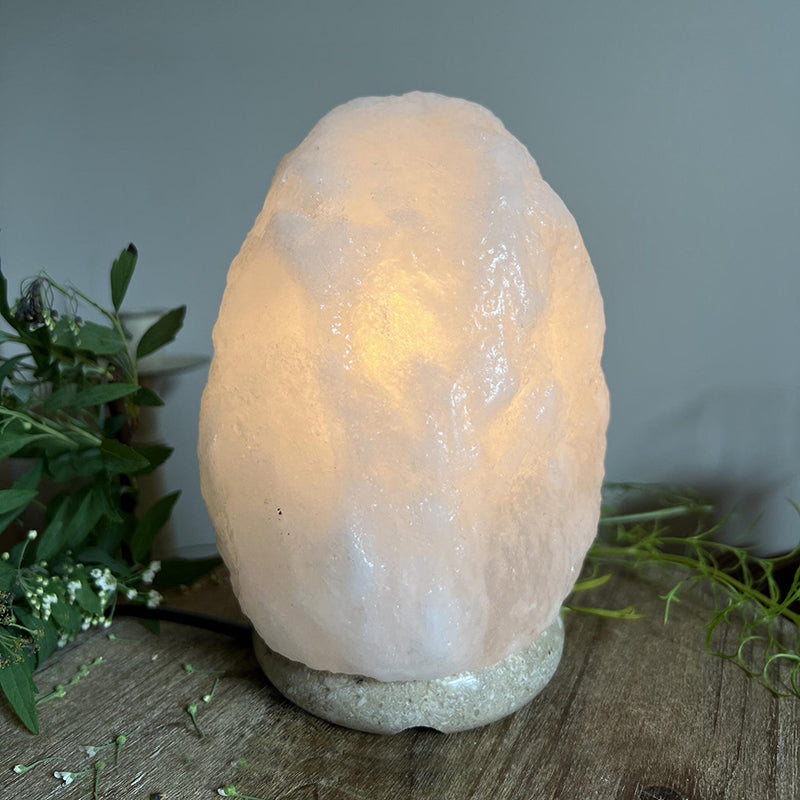 Salt Stone Table Lamp - Lamp Copper