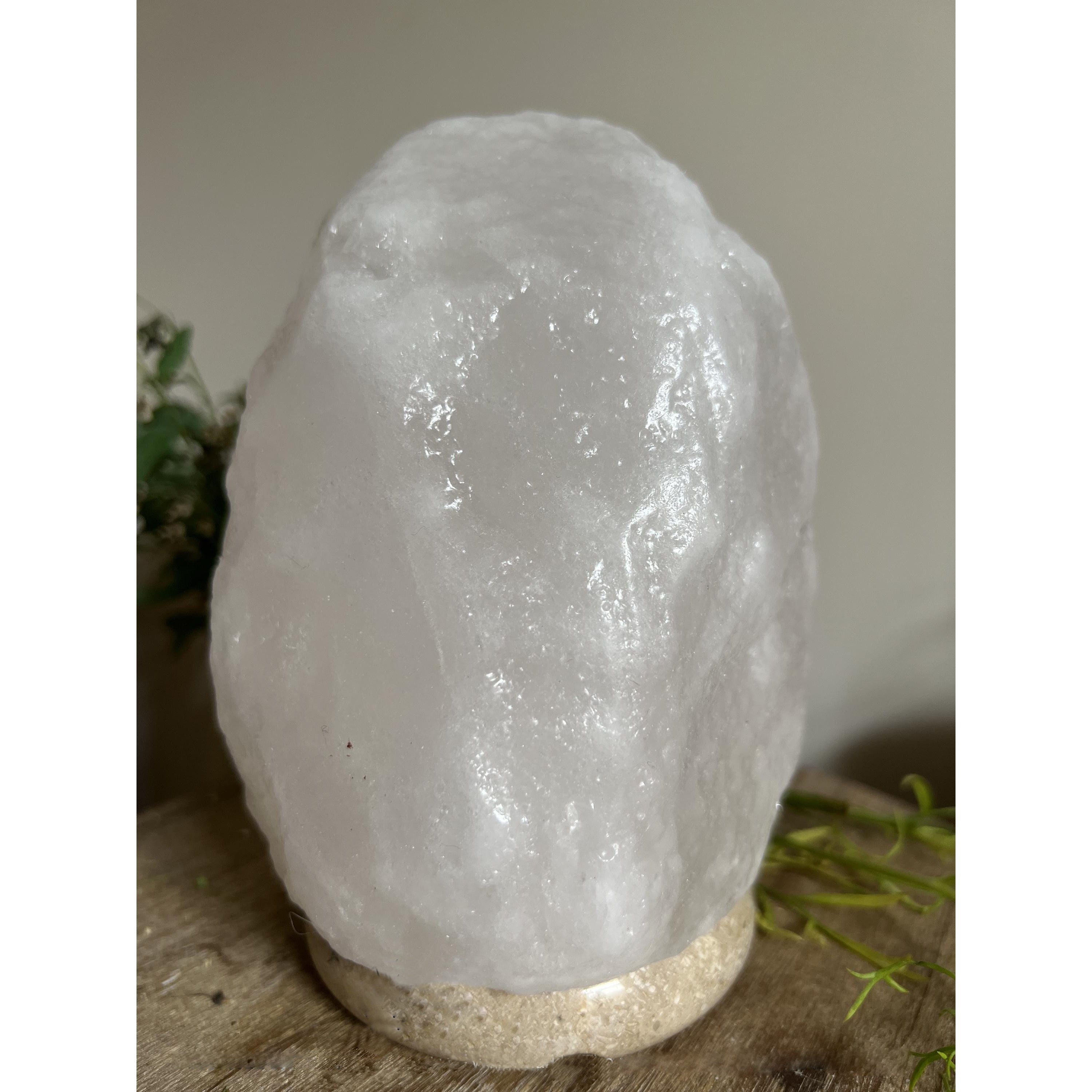 Salt Stone Table Lamp - Lamp Copper