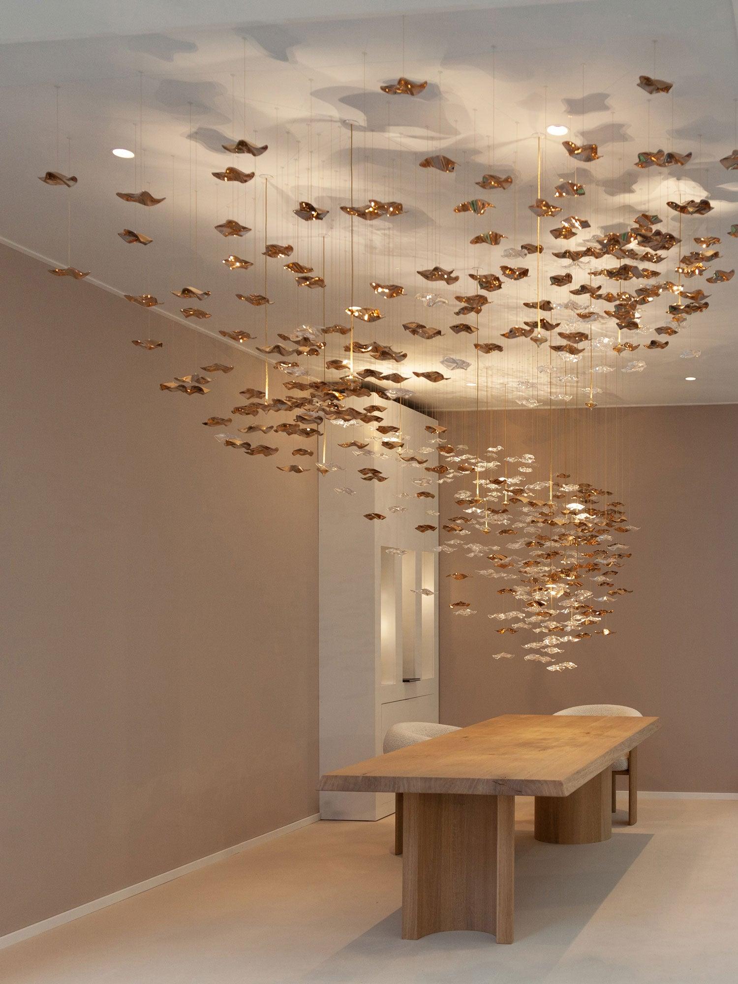 Vecarisra Luxury Tidal Art Glass Pendants Lamp - Blowlighting