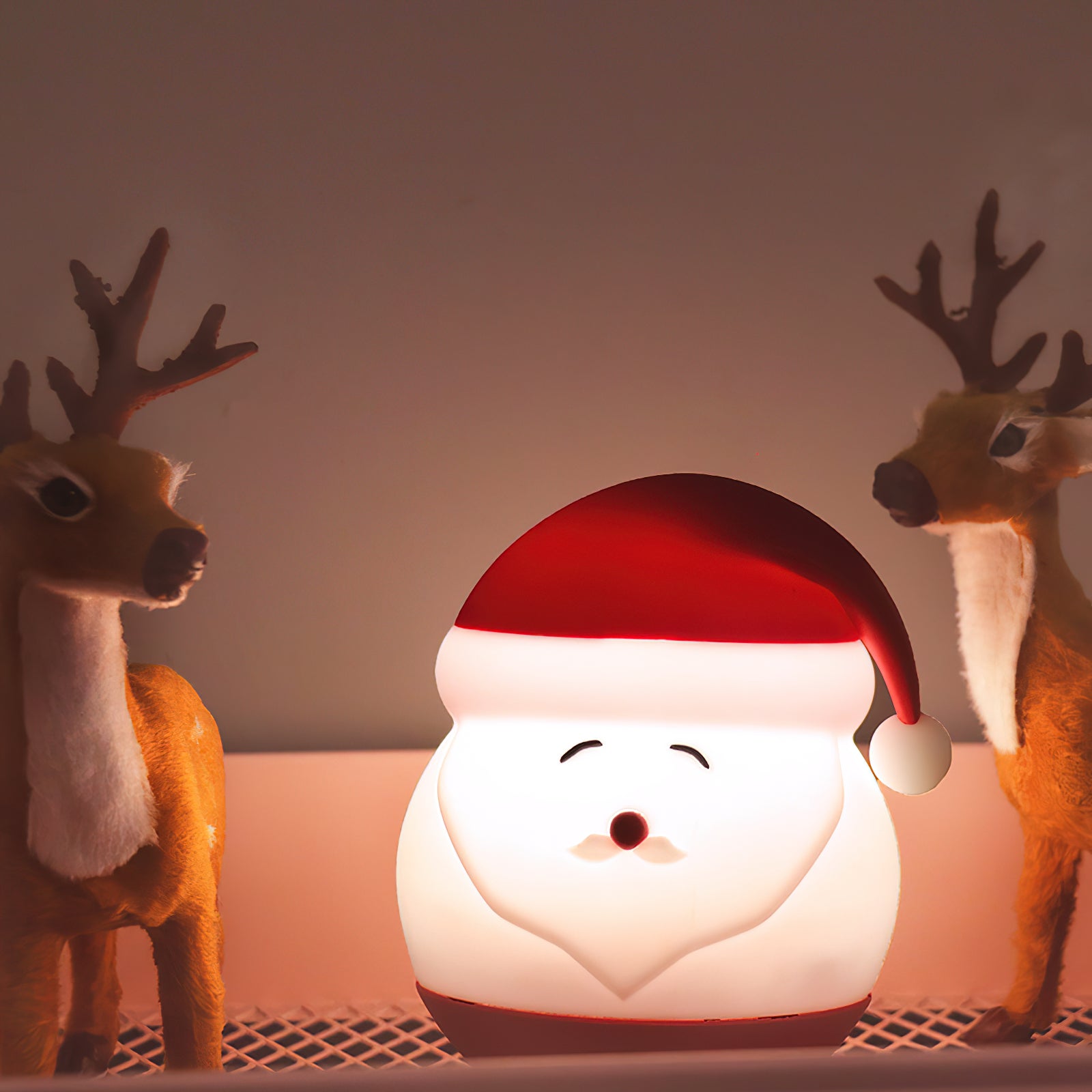 Santa Claus Night Light (built-in battery) - Lamp Copper