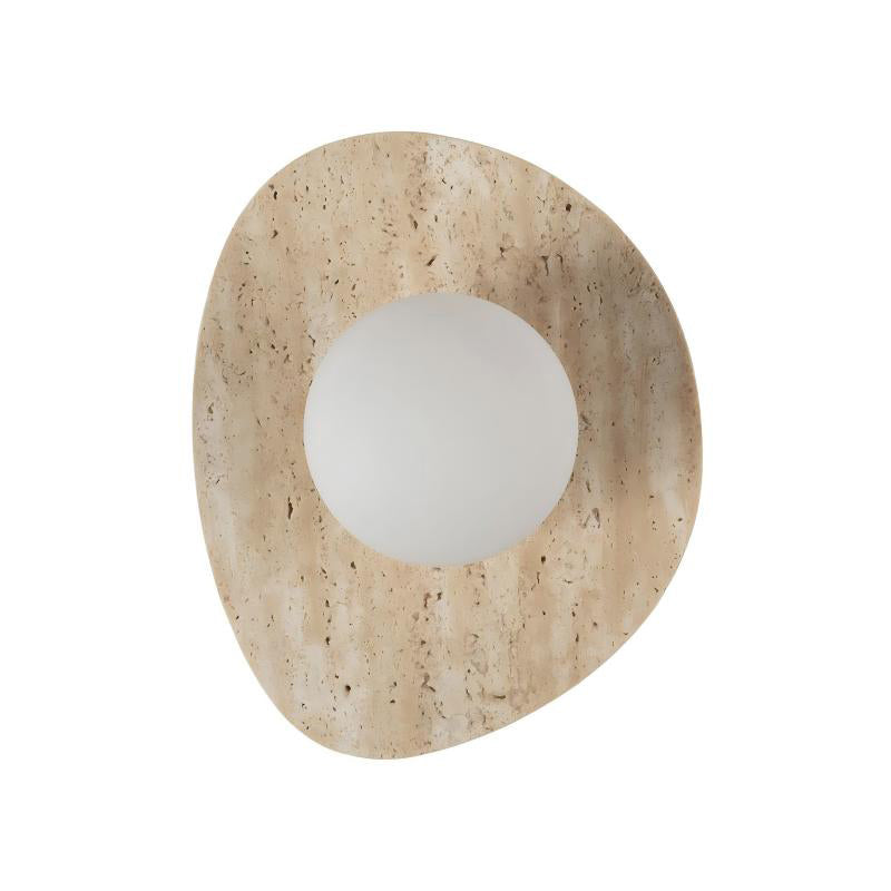 Uphae Modern Minimalist Travertine Wall Lamp - Lamp Copper