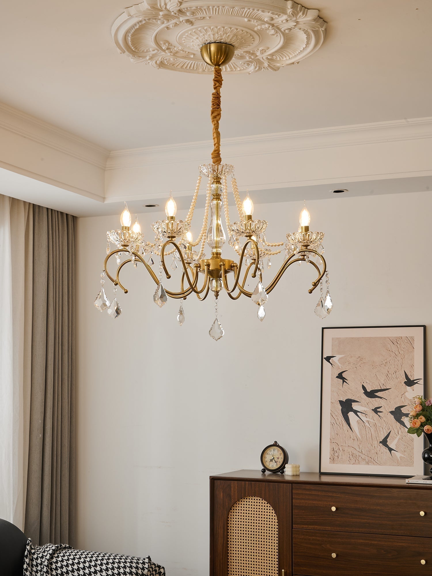 Sapphire Crystal Chandelier - Blowlighting