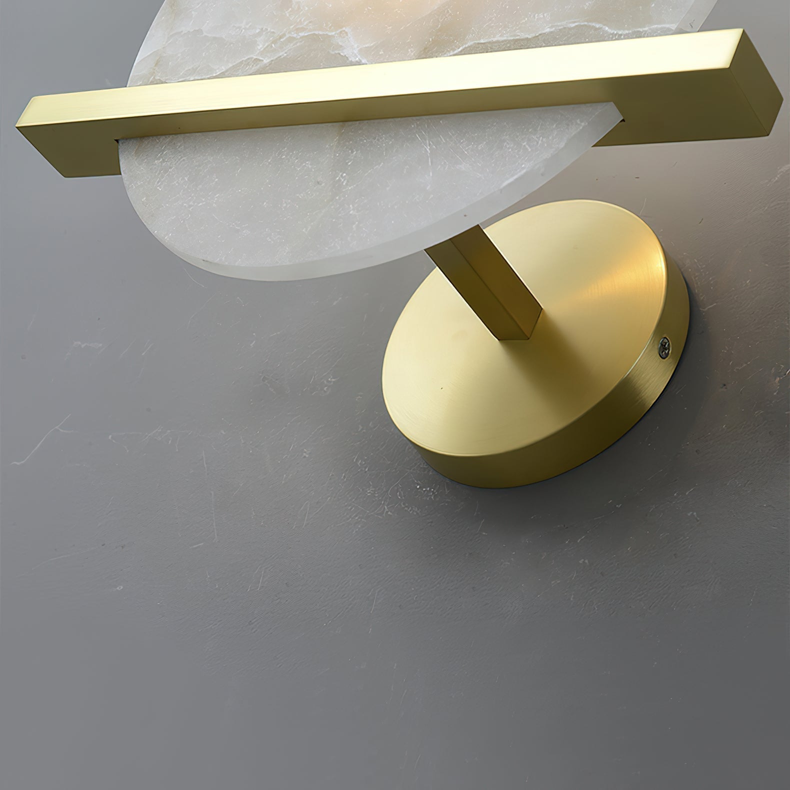 Vatalisra Modern Minimalist Alabaster Wall Lamp - Lamp Copper