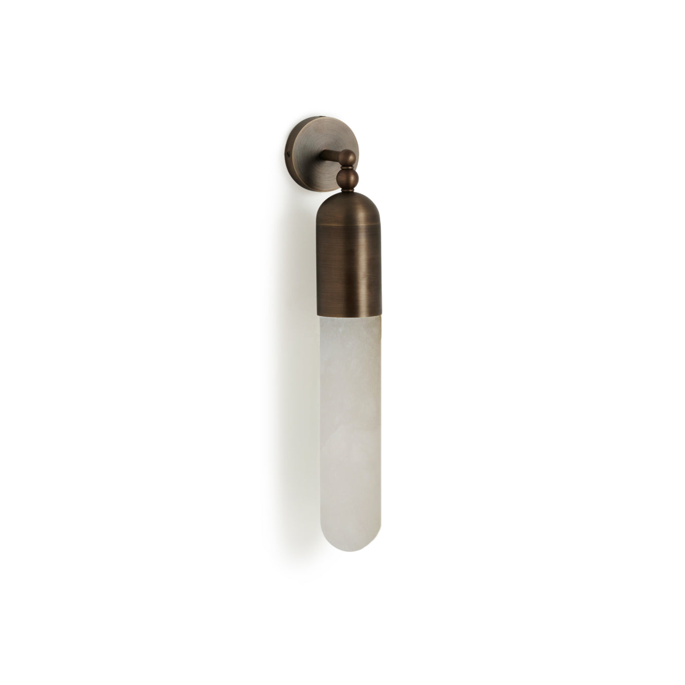Elcarora Modern Minimalist Alabaster Wall Lamp - Lamp Copper