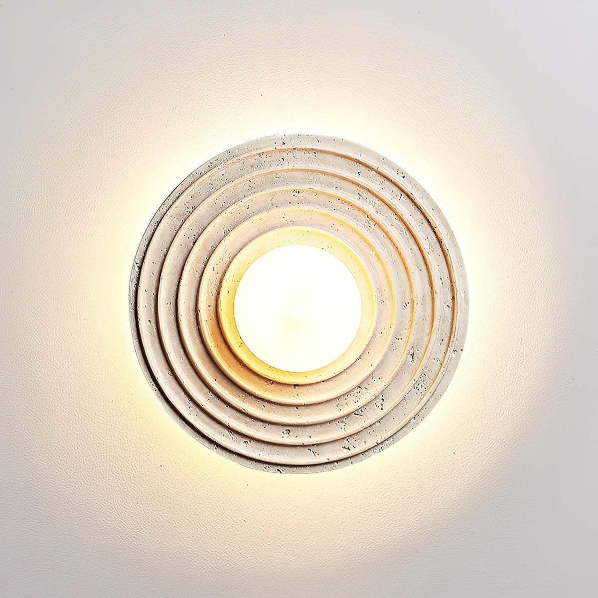 Ilorarae Modern Minimalist Travertine Wall Lamp - Lamp Copper