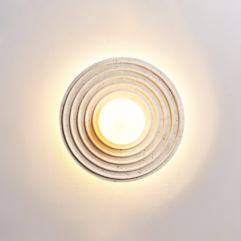 Ilorarae Modern Minimalist Travertine Wall Lamp - Lamp Copper