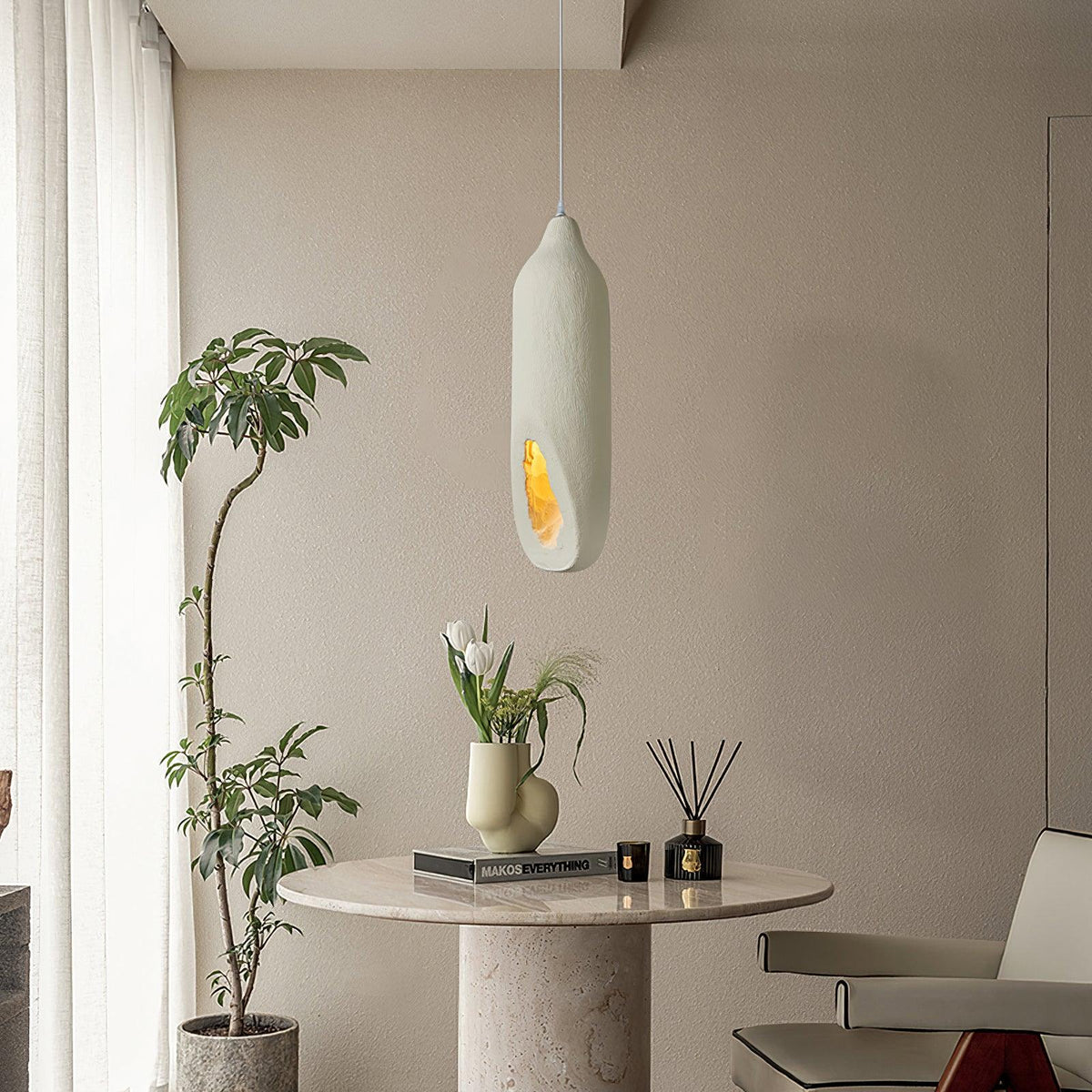 Anorion Modern Minimalist Nordic Plastic Pendant Light - Blowlighting