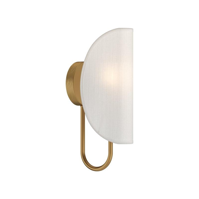 Arsorara Modern Minimalist Leaf Brass Fabric Wall Lamp - Lamp Copper