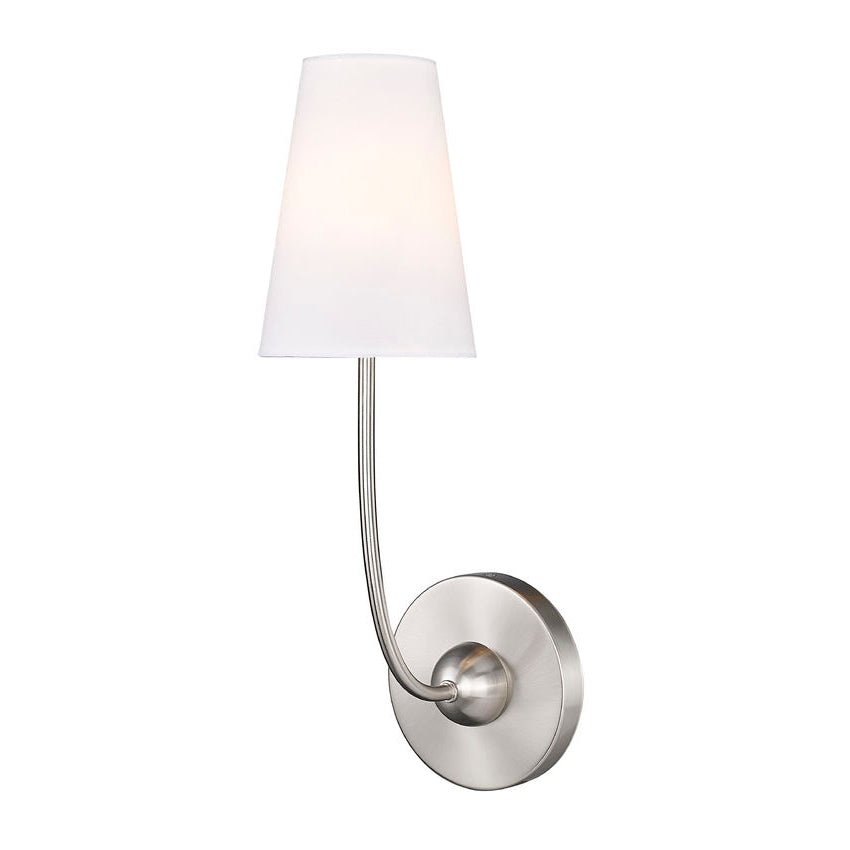 Aldoren Vintage Modern Minimalist Brass Fabric Wall Lamp - Lamp Copper